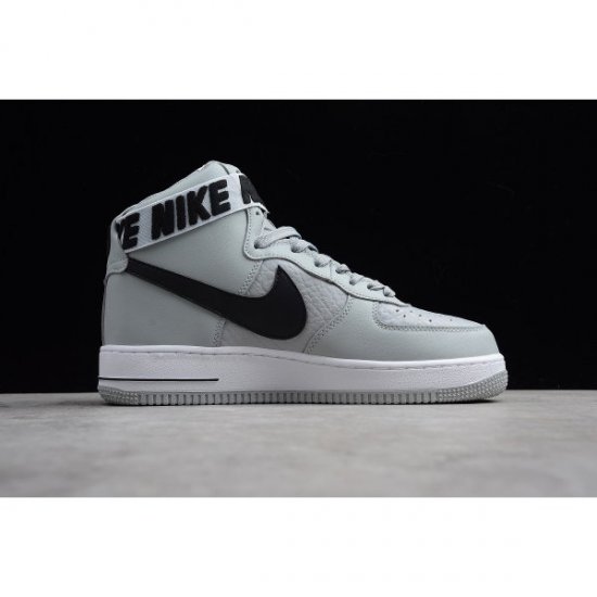 Nike Air Force 1 High Açık Gümüş / Siyah Kaykay Ayakkabı Türkiye - WLPZK0LR